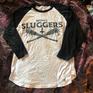 Black Craft Satan’s Sluggers Baseball Shirt